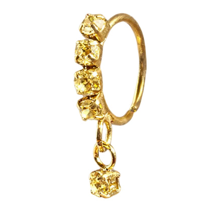 18K Gold-Plated Classic Dangling Nose Ring