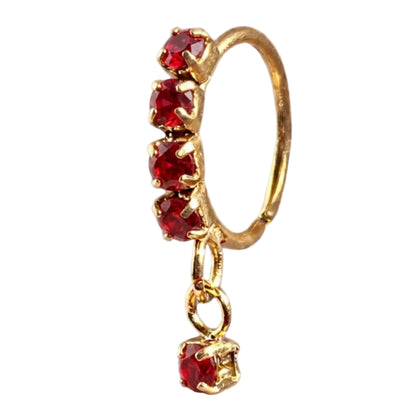 18K Gold-Plated Classic Dangling Nose Ring