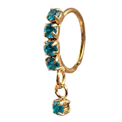18K Gold-Plated Classic Dangling Nose Ring