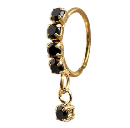 18K Gold-Plated Classic Dangling Nose Ring
