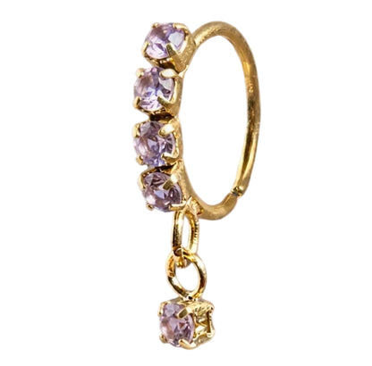 18K Gold-Plated Classic Dangling Nose Ring